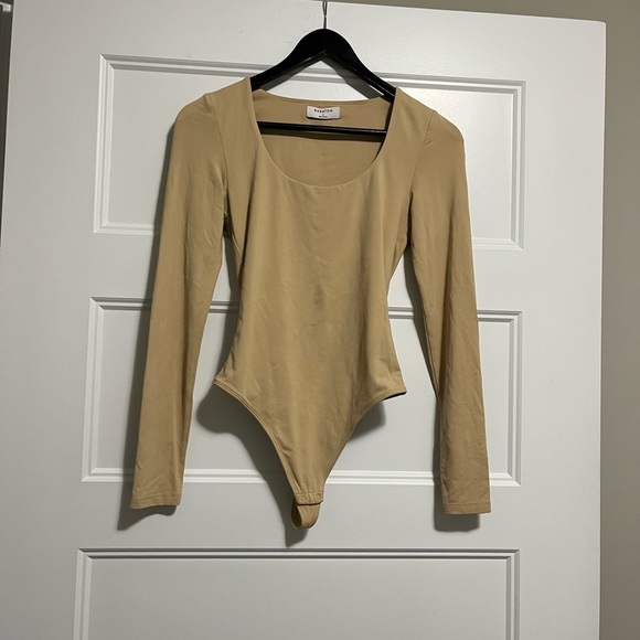Babaton Tan Shapewear Bodysuit - Picture 1 of 5